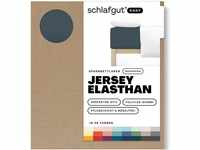Schlafgut Easy Boxspring Jersey Elasthan bis 200x220 cm, Grey Deep aus 100%...