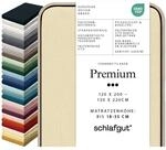 Schlafgut Premium Spannbettlaken 95% Mako Bio Baumwolle & 5% Elasthan Made in...