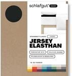 Schlafgut Easy Jersey Elasthan Topper Spannbettlaken 90x190 bis 100x220...