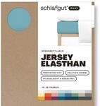 Schlafgut Easy Jersey Elasthan Spannbettlaken 140x200 bis 160x220 Petrol Mid,