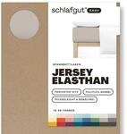 Schlafgut Easy Jersey Elasthan Spannbettlaken 180x200 bis 200x220 Sand Mid,