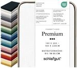 Schlafgut Premium Spannbettlaken 95% Mako Bio Baumwolle & 5% Elasthan Made in...