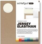 Schlafgut Easy Jersey Elasthan Spannbettlaken 90x190 bis 100x220 Yellow Light,
