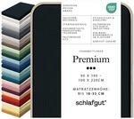 Schlafgut Premium Spannbettlaken 95% Mako Bio Baumwolle & 5% Elasthan Made in...