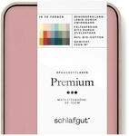 Schlafgut Premium Spannbettlaken 95% Mako Bio Baumwolle & 5% Elasthan Made in...