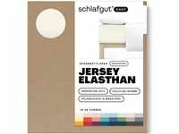 Schlafgut Easy Boxspring Jersey Elasthan bis 160x220 cm, Yellow Light aus 100%