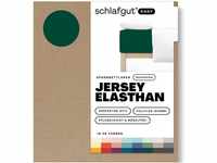 Schlafgut Easy Boxspring Jersey Elasthan bis 130x220 cm, Green Deep aus 100%