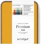 Schlafgut Premium Spannbettlaken 90x190cm bis 100x220cm Yellow Deep, Spannbetttuch Schlafgut Premium Spannbettlaken 90x190cm bis 100x220cm Yellow Deep, Spannbetttuch