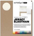 schlafgut Easy Topper Spannbettlaken 180x200 cm Jersey, Yellow Light