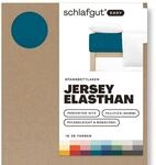 Schlafgut Easy Jersey Elasthan Spannbettlaken 140x200 bis 160x220 Petrol Deep,