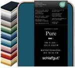 schlafgut Pure Spannbettlaken 95% Bio Baumwolle & 5% Elasthan Made in Green by...
