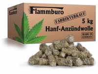FLAMMBURO Hanf-Anzündwolle - Holzfreie Anzünder aus Hanffasern - Noch...