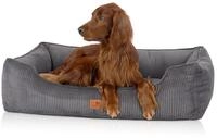 Knuffelwuff orthop&auml;disches Hundebett aus Cord mit Handwebcharakter Nunavut XXL...