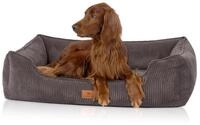 Knuffelwuff orthop&auml;disches Hundebett aus Cord mit Handwebcharakter Nunavut XXL...