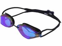 TYR Unisex Tracer X Racing Goggle Mirrored, Blue/Black/Black, One Size