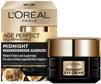 L'Or&eacute;al Paris Midnight Augencreme f&uuml;r Frauen: f&uuml;r sichtbar jugendlichere, wachere