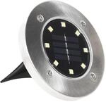 vidaXL 8x Solar Bodenleuchte Solarleuchte Bodenstrahler Gartenleuchte...