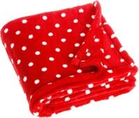 Playshoes Baby Fleece-Decke Kuscheldecke Punkte