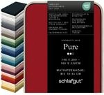 schlafgut Pure Spannbettlaken 95% Bio Baumwolle & 5% Elasthan Made in Green by...