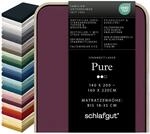 schlafgut Pure Spannbettlaken 95% Bio Baumwolle & 5% Elasthan Made in Green by...