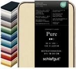 schlafgut Pure Spannbettlaken 95% Bio Baumwolle & 5% Elasthan Made in Green by...