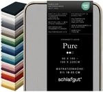 schlafgut Pure Spannbettlaken 95% Bio Baumwolle & 5% Elasthan Made in Green by...