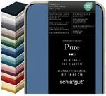 schlafgut Pure Spannbettlaken 95% Bio Baumwolle & 5% Elasthan Made in Green by...