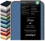 schlafgut Pure Spannbettlaken 95% Bio Baumwolle & 5% Elasthan Made in Green by...
