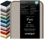 schlafgut Pure Spannbettlaken 95% Bio Baumwolle & 5% Elasthan Made in Green by...