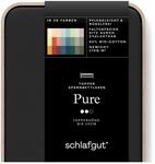 Schlafgut Pure Topper Spannbettlaken 180x200cm bis 200x220cm Off-Black,...