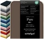 schlafgut Pure Spannbettlaken 95% Bio Baumwolle & 5% Elasthan Made in Green by...