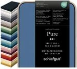 schlafgut Pure Spannbettlaken 95% Bio Baumwolle & 5% Elasthan Made in Green by...