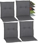 Beo Niedriglehner Auflagen 4er Set Barcelona | Made in EU nach &Ouml;ko-Tex...