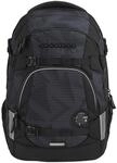 coocazoo Schulrucksack Mate &bdquo;Dark Mission&rdquo;, schwarz-grau, ergonomischer &