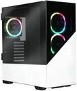 ENERMAXK8 ATX Mid Tower Gaming PC-Geh&auml;use Snow White aus geh&auml;rtetem Glas, inkl. 3 x
