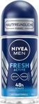 NIVEA MEN Fresh Active Deo Roll-On (50 ml), Antitranspirant f&uuml;r 48h Schutz gegen