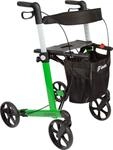 FabaCare Rollator Leopard mit Einhandbremse links rechts, Leichtgewichtrollator,