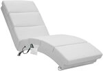 Casaria&reg; Relaxliege XXL Massage Heizfunktion 186x89x55cm Ergonomisch Kunstleder