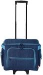 Prym 612633 N&auml;hmaschinen-Trolley Jeans - 44 x 22 x 36 cm, Jeansblau