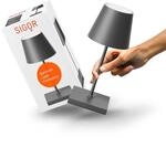 SIGOR Nuindie 2.0 mini - Dimmbare kleine LED Akku-Tischlampe Indoor & Outdoor, IP54