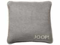 Joop, Kissenhülle Uni Doubleface Silber-Natur Baumwolle/Polyacryl, Maße: 50cm...