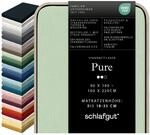 schlafgut Pure Spannbettlaken 95% Bio Baumwolle & 5% Elasthan Made in Green by...