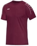 JAKO Kinder T-Shirt Classico, Maroon, 116
