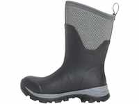 Muck Boots Damen Arctic Ice Mid AGAT Gummistiefel, Schwarz/Grau/Geometrisch, 43EU