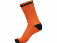 hummel Unisex Elite Indoor Sock Low Pa Sock ,NASTURTIUM/BLACK,27/30
