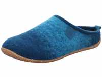 Rohde Damen Schuhe Pantoffeln Hausschuhe Tivoli-D 6862, Größe:37 EU, Farbe:Blau