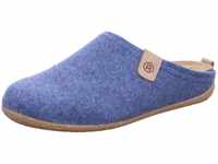 Rohde Damen Pantoffeln Softfilz Hausschuhe Tivoli-D 6860, Größe:38 EU, Farbe:Blau