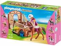 PLAYMOBIL 5518 Shagya Araber mit braunBeiger Pferdebox
