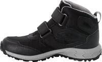 Jack Wolfskin Unisex Kinder Woodland Texapore Mid Vc K, Black / Grey, 34 EU
