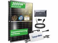 CamperGold® 2000W Balkonkraftwerk mit Speicher - Solaranlage Komplettset mit...